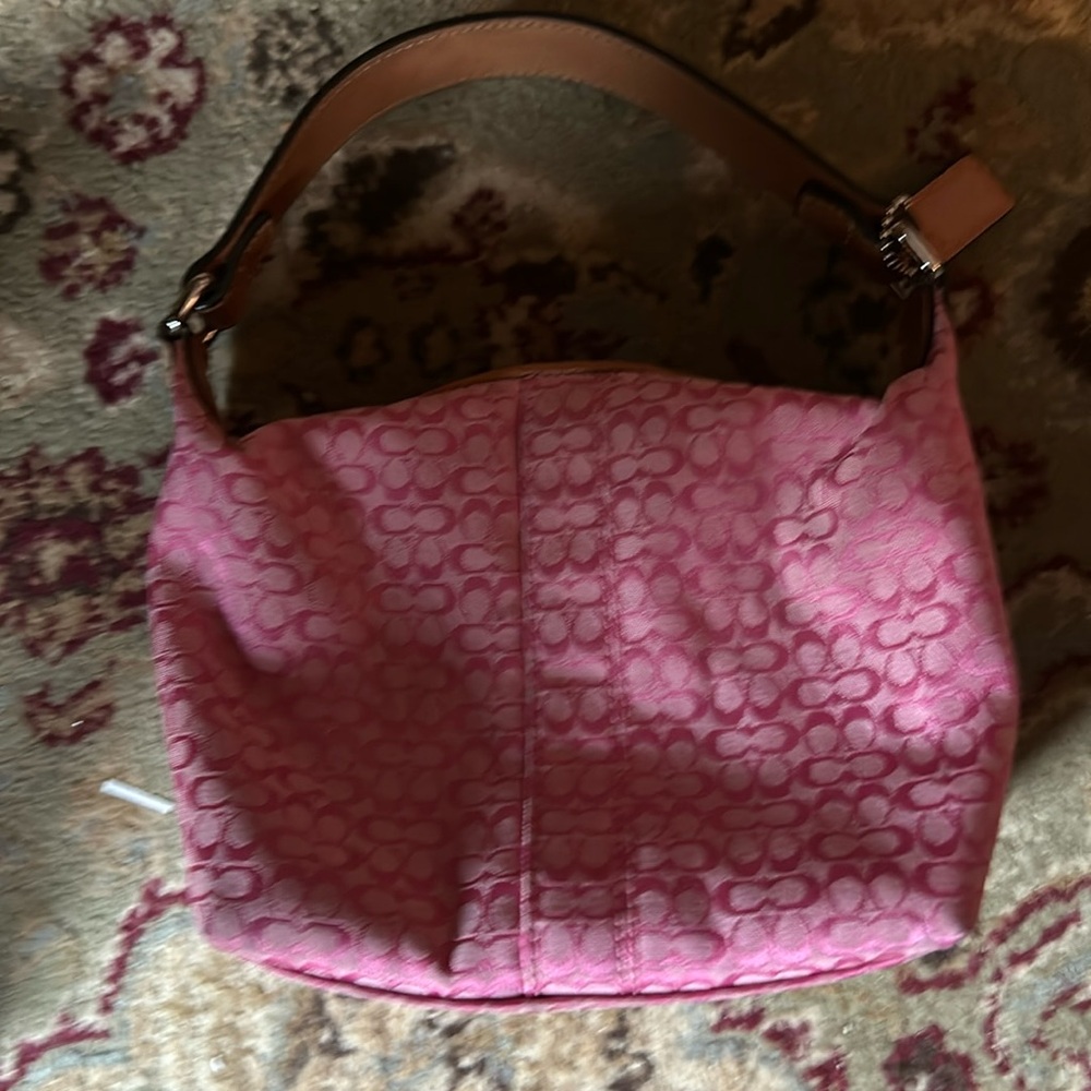 Vintage Pink Coach Bag